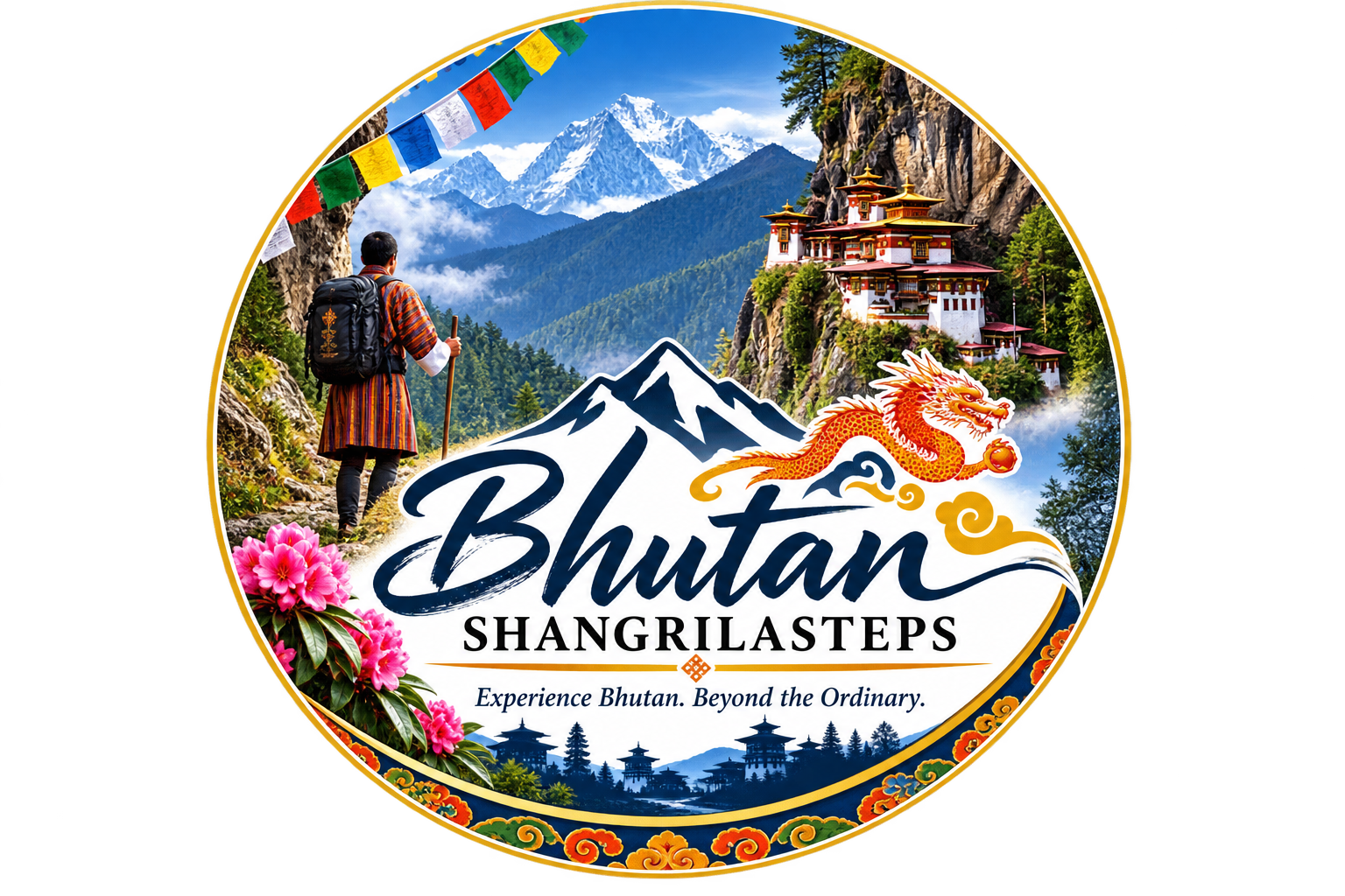 Bhutan ShangriLaSteps Logo